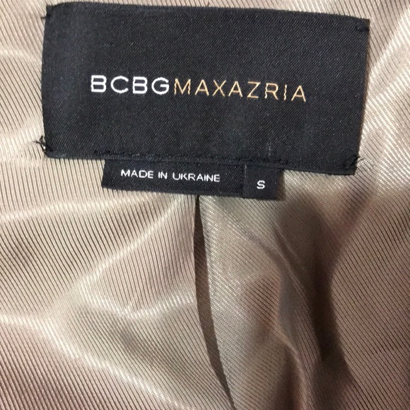 Bcbgmaxazia Brown Knit With Hoodie Sweater Coat - Picture 7 of 8